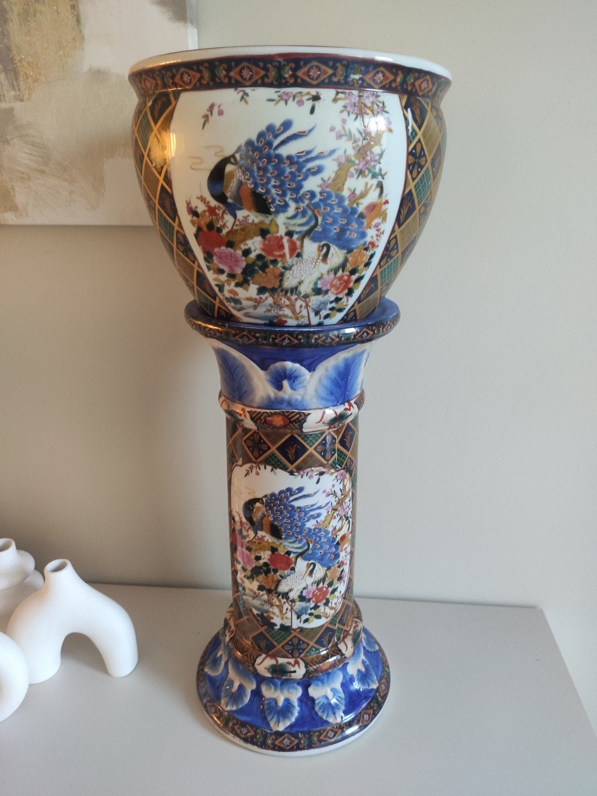Chinese keramieken plantenpot, Enlèvement