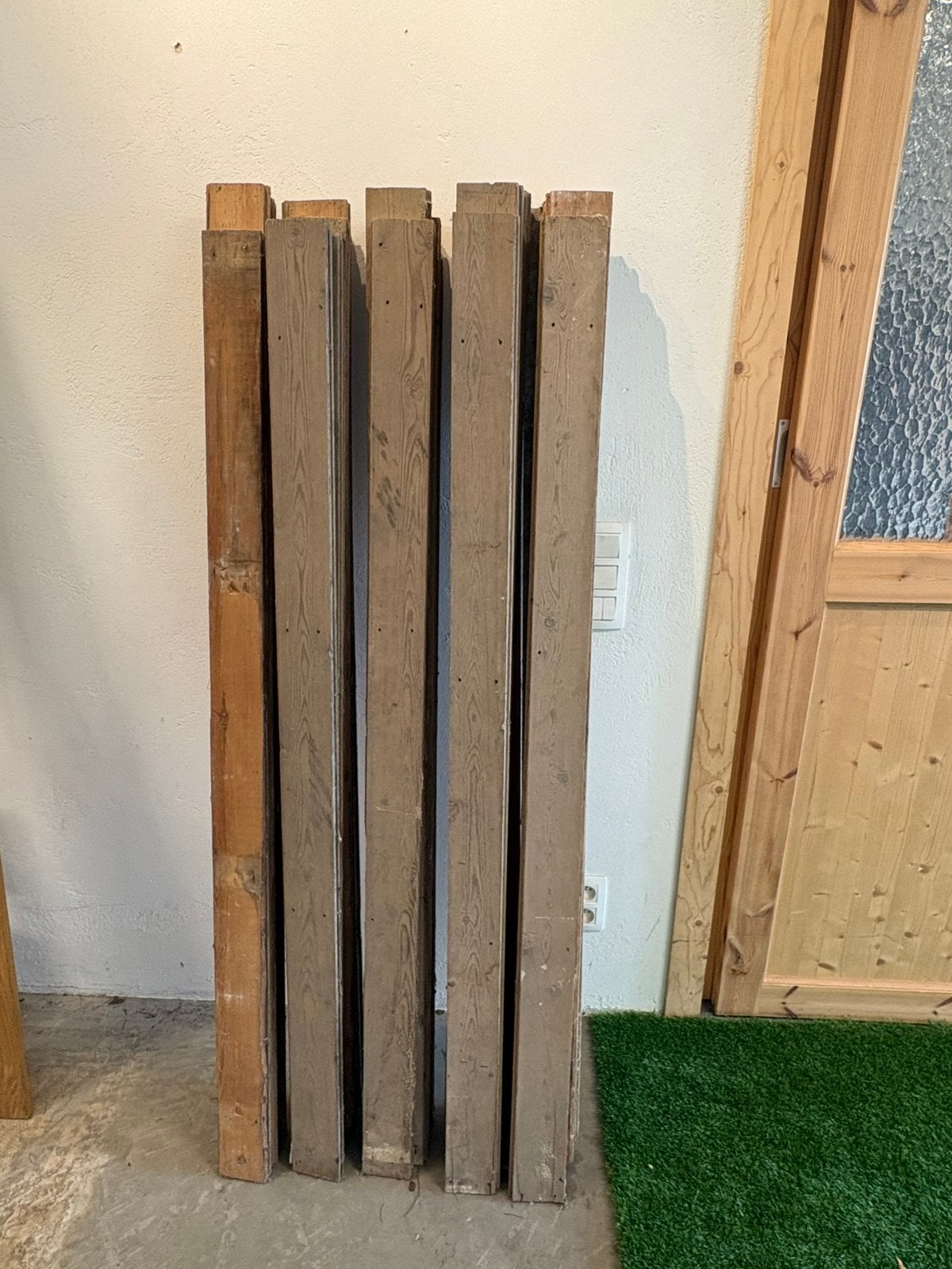 Houten vloerplanken, Ophalen, Gebruikt