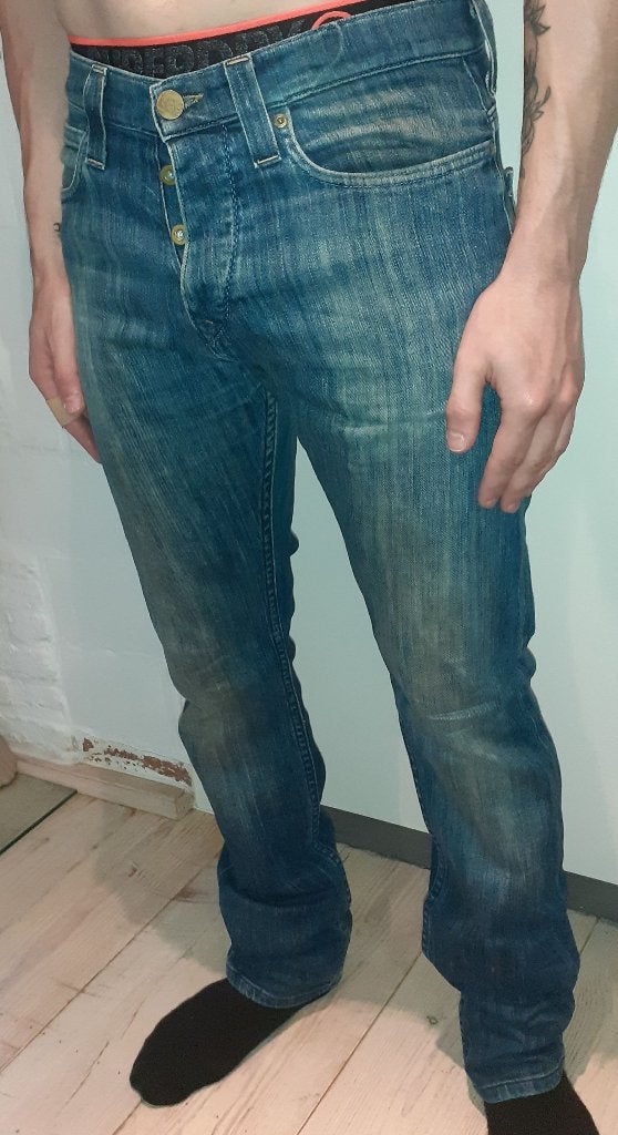 spijkerbroek heren jeans blauw Lee Macky W30 L32, Ophalen of Verzenden, Nieuw, Blauw, W32 (confectie 46) of kleiner