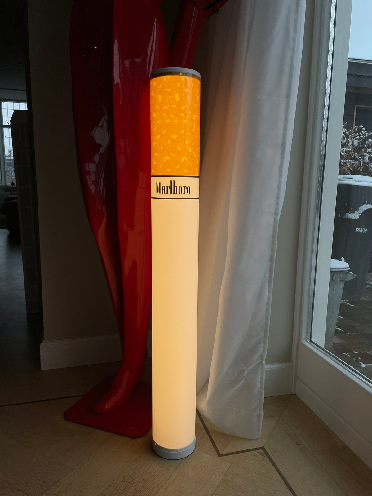 Marlboro lamp, Huis en Inrichting, Verzenden, Nieuw, Mancave, 100 tot 150 cm