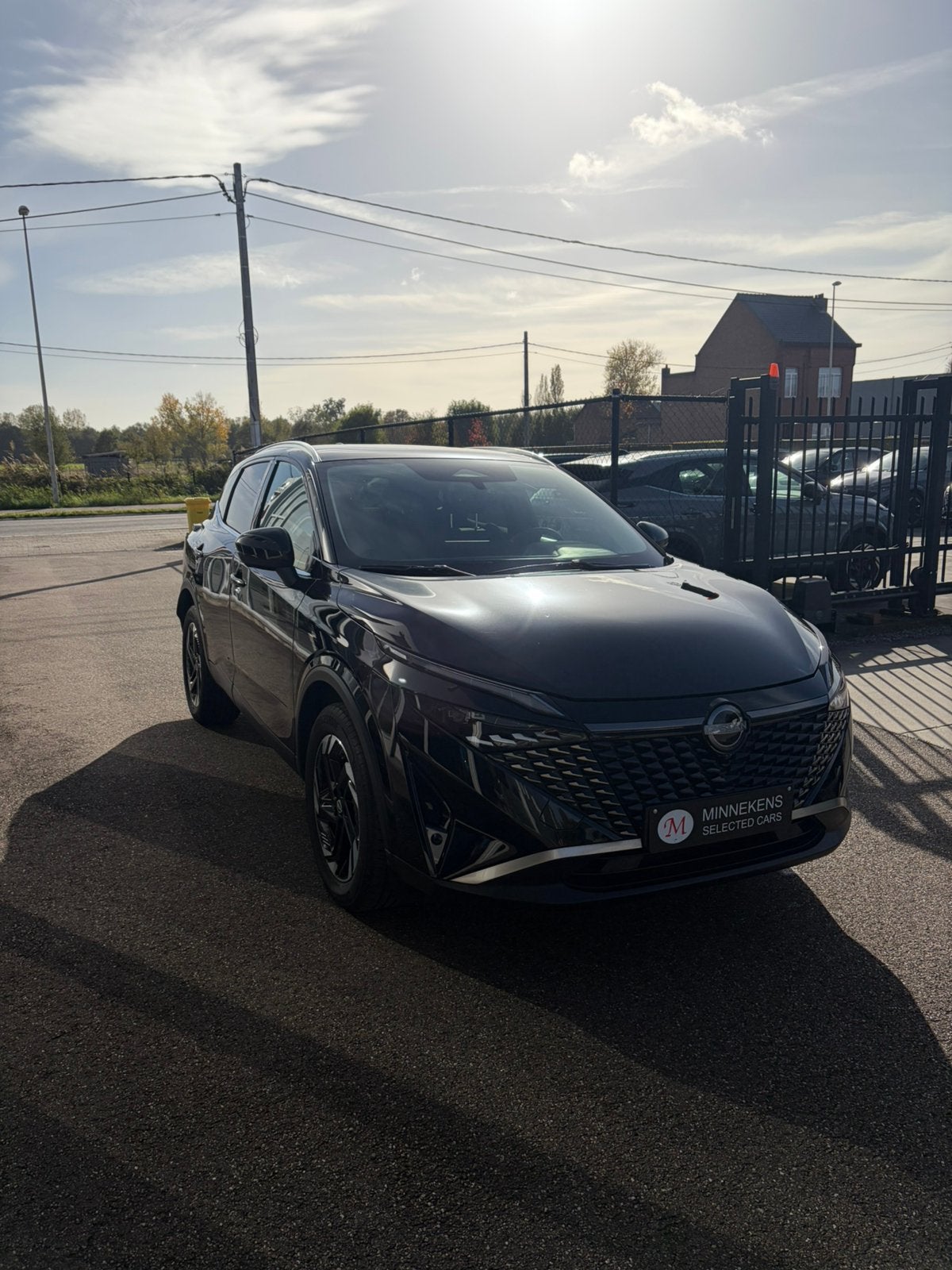 Nissan Qashqai Mild Hybride Automaat 2025 29000km, 1800 kg, 4 cilinders, Leder en Stof, Zwart