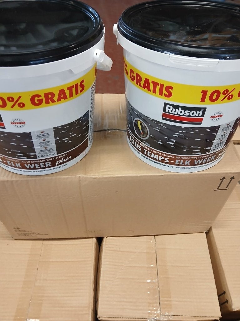 Rubson Plus Vloeibare Dakcoating € 45 incl.btw, Doe-het-zelf en Bouw, Ophalen, Overige materialen, Zwart, Overige typen