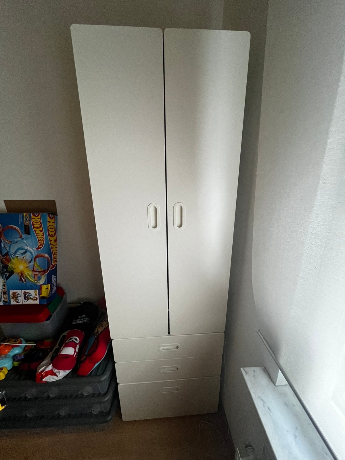 Witte kinderkast IKEA Småstad– Uitstekende en complete staat, Enlèvement, Comme neuf
