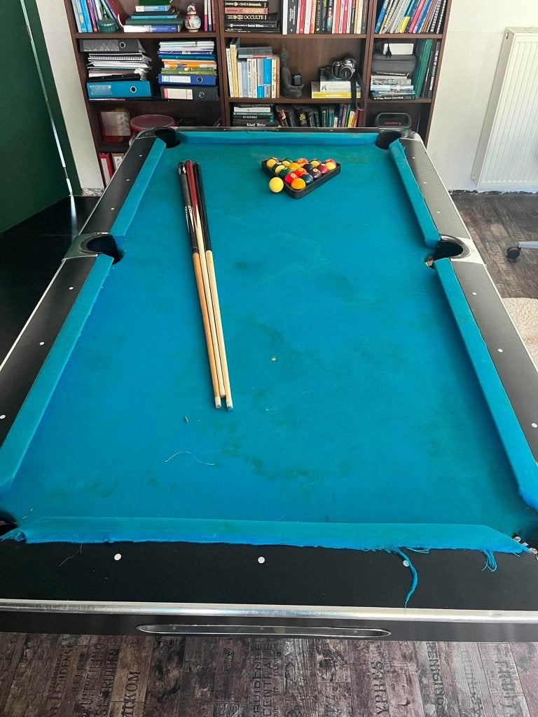 Pooltafel, Sport en Fitness, Biljarten en Poolen, Ophalen, Gebruikt, Pooltafel