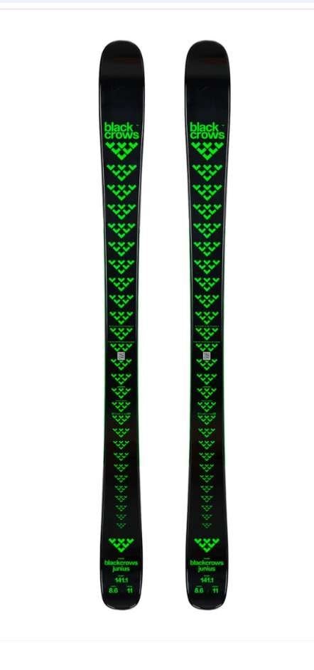 Black Crows Junius Junior Freestyle Carveski's lengte 131, Neuf, Autres marques, Carving, Skis