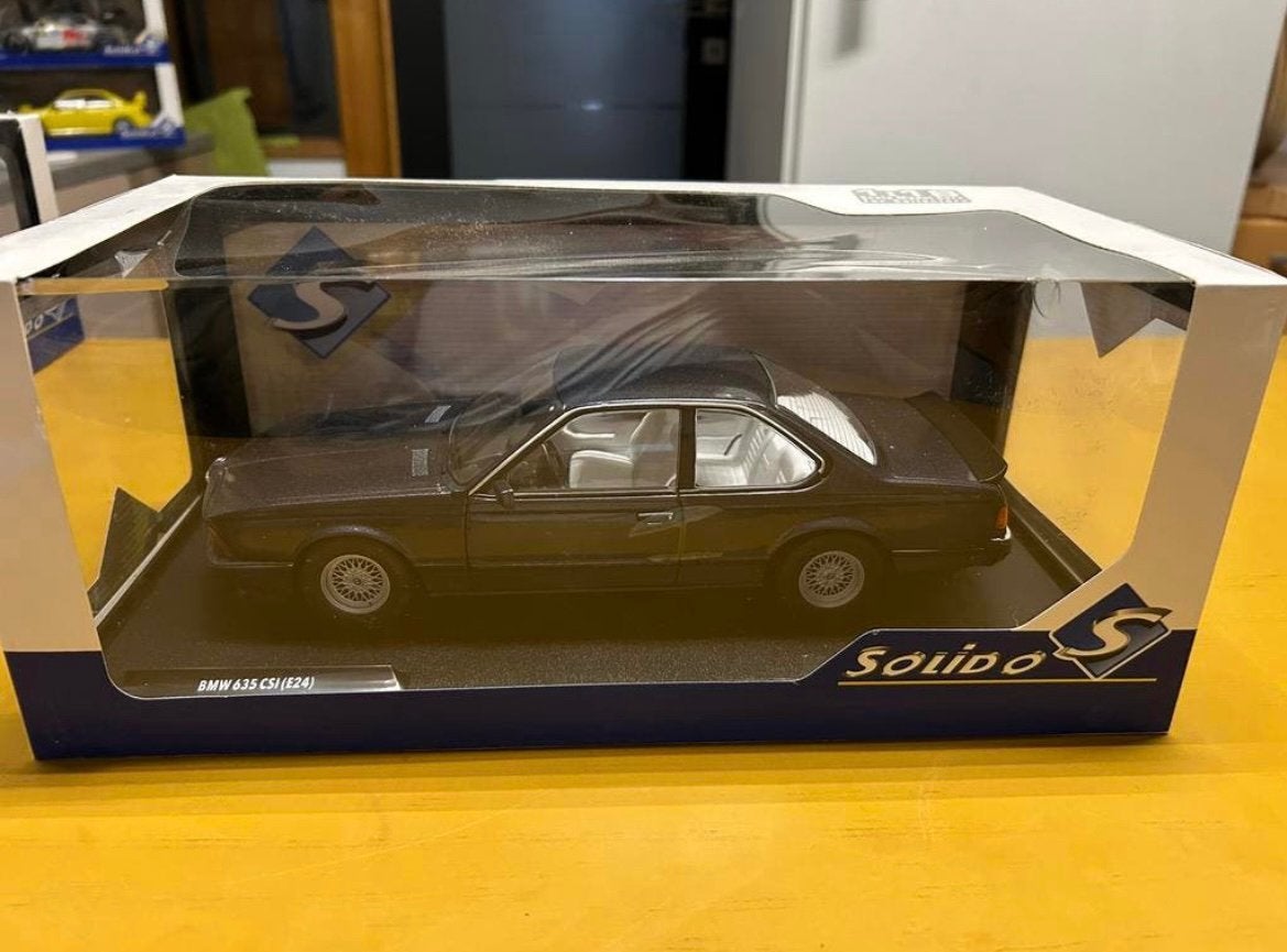 Bmw 635 csi solido, Hobby en Vrije tijd, Modelauto's | 1:18, Ophalen, Zo goed als nieuw, Solido