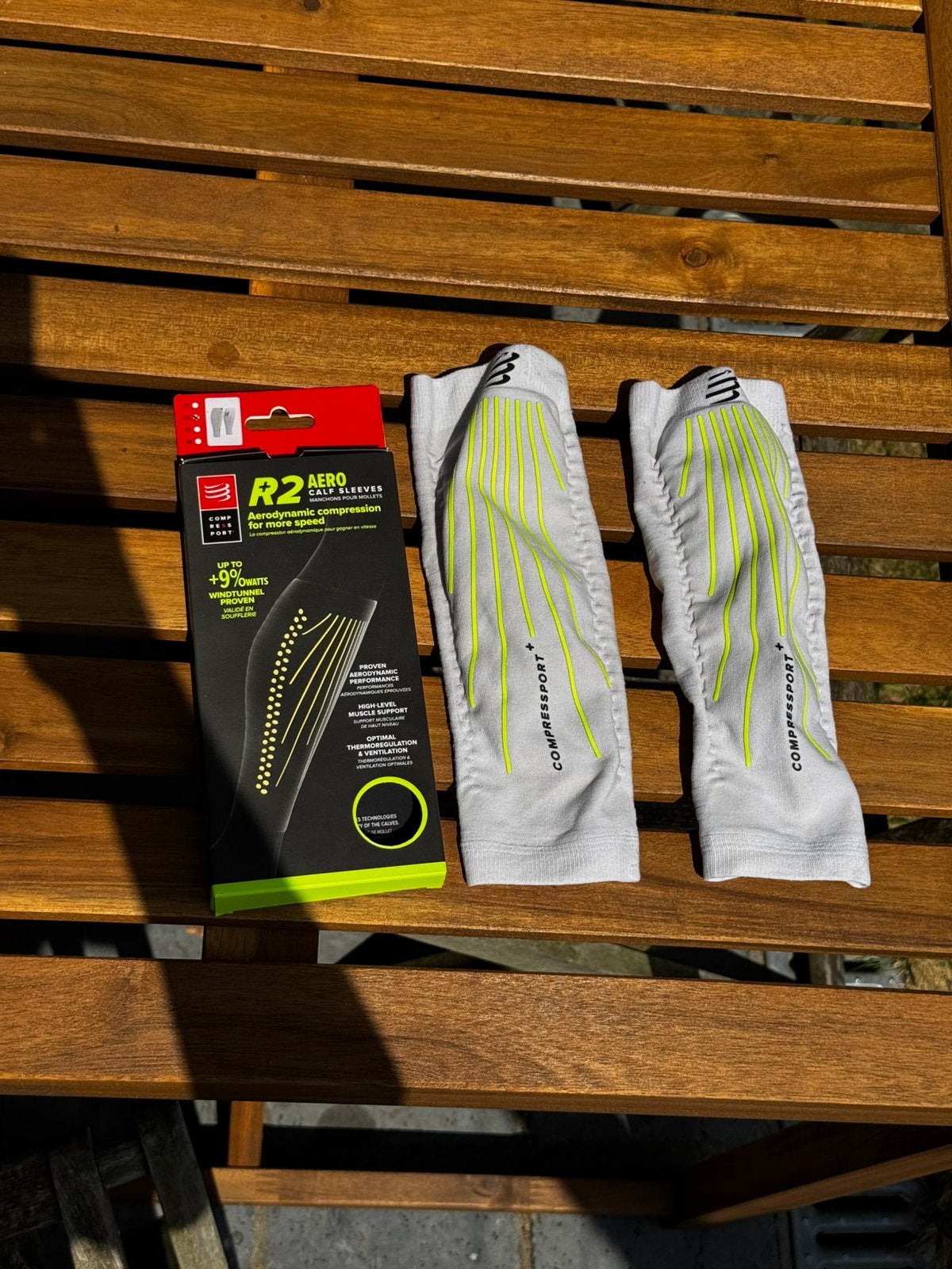 Compressport R2 aero sleeves, Enlèvement, Comme neuf