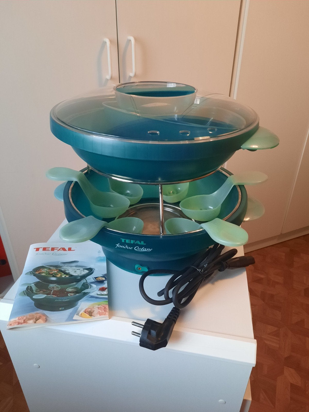 Fondue de poisson Tefal Ocean, Enlèvement ou Envoi, Comme neuf, Électrique, Service à fondue