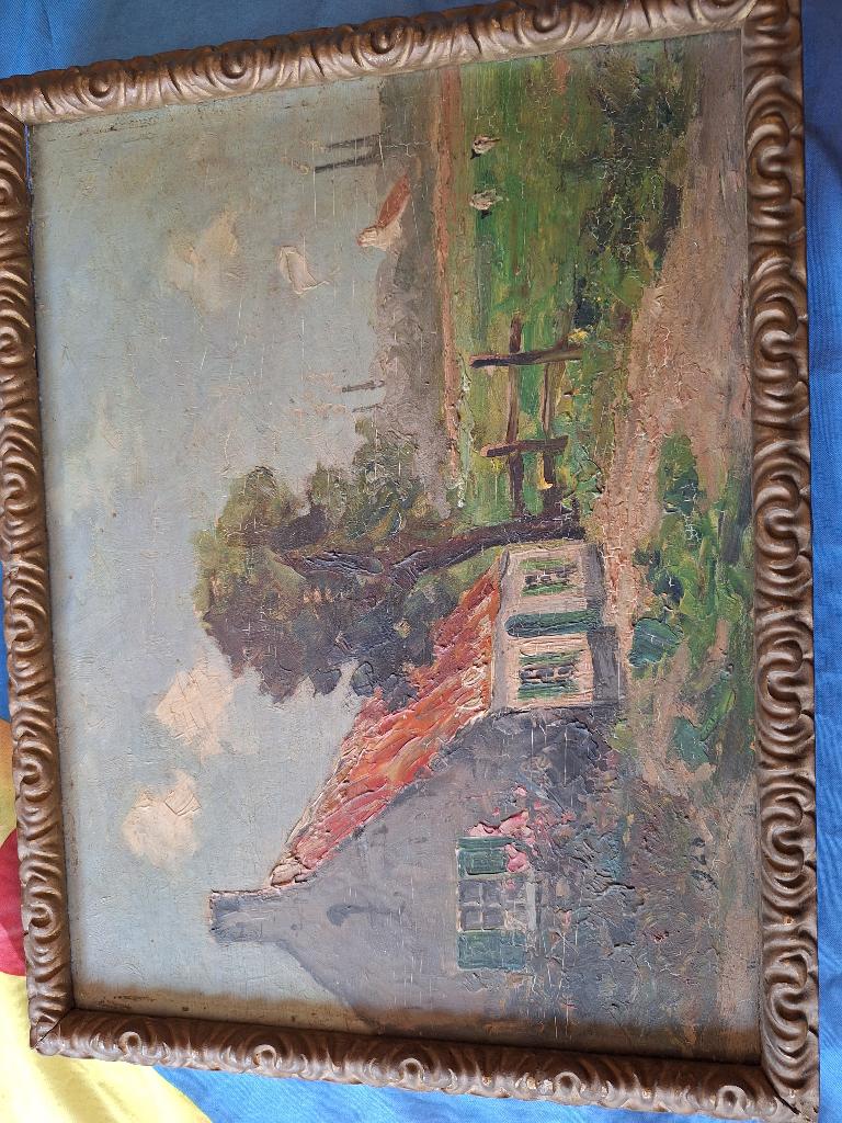 Oud schilderij, Antiek en Kunst, Kunst | Schilderijen | Klassiek, Ophalen of Verzenden
