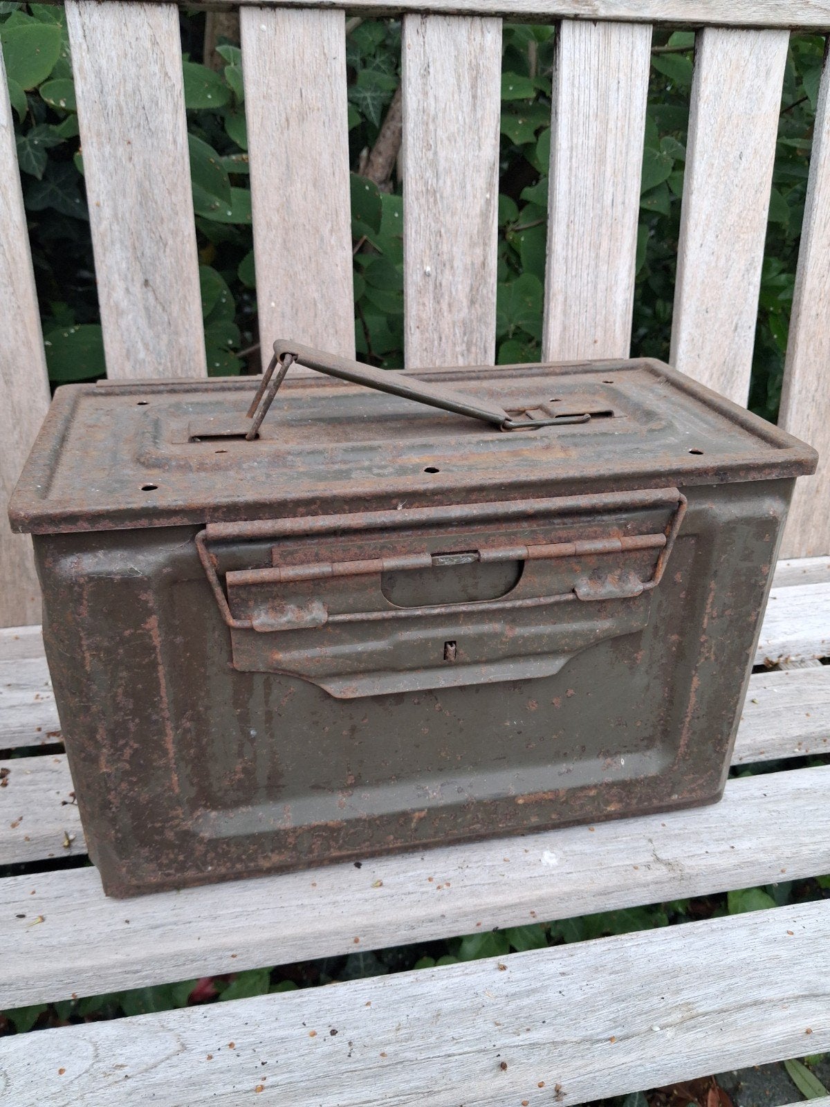 Munitiekist US WW2, Ophalen of Verzenden, Luchtmacht, Kist of Geocache