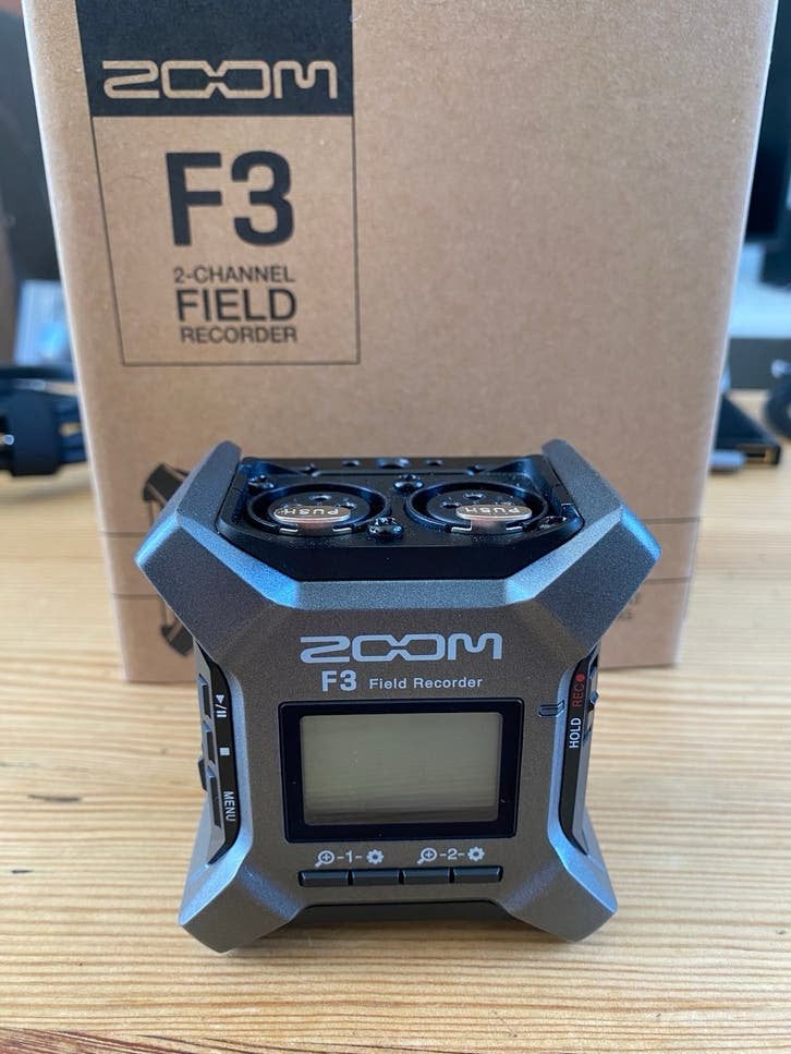 Zoom F3 - Field recorder 32 Bits, Ophalen of Verzenden, Bandrecorder, Met stofkap