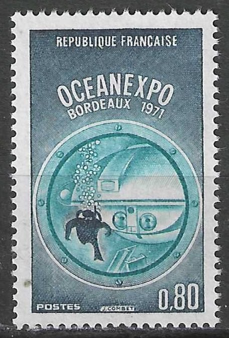 Frankrijk 1971 - Yvert 1666 - Oceanexpo Bordeaux (PF), Verzenden, Postfris