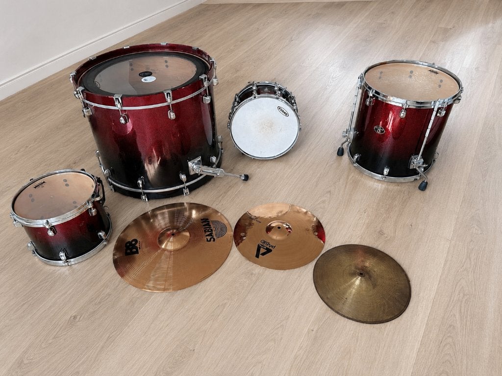 Tama Starclassic —Batterie + quincaillerie + housses, Enlèvement, Utilisé, Tama