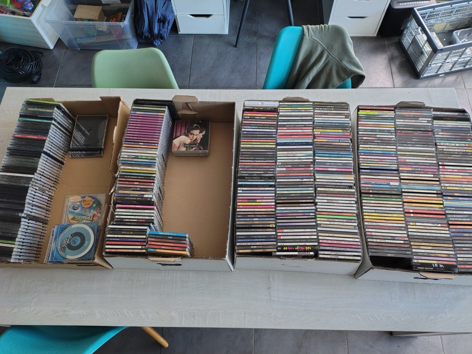 lot de CD, Enlèvement, Utilisé, Coffret, Premier pressage