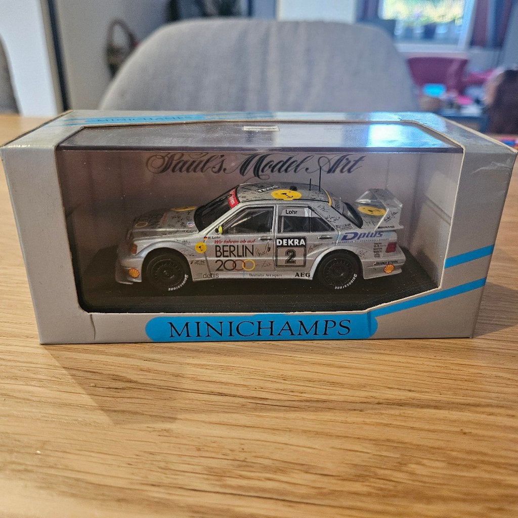 Minichamps Mercedes 190 Evo 2 DTM 1993 E, Lohr 1/43, Ophalen of Verzenden, Nieuw, Auto, MiniChamps