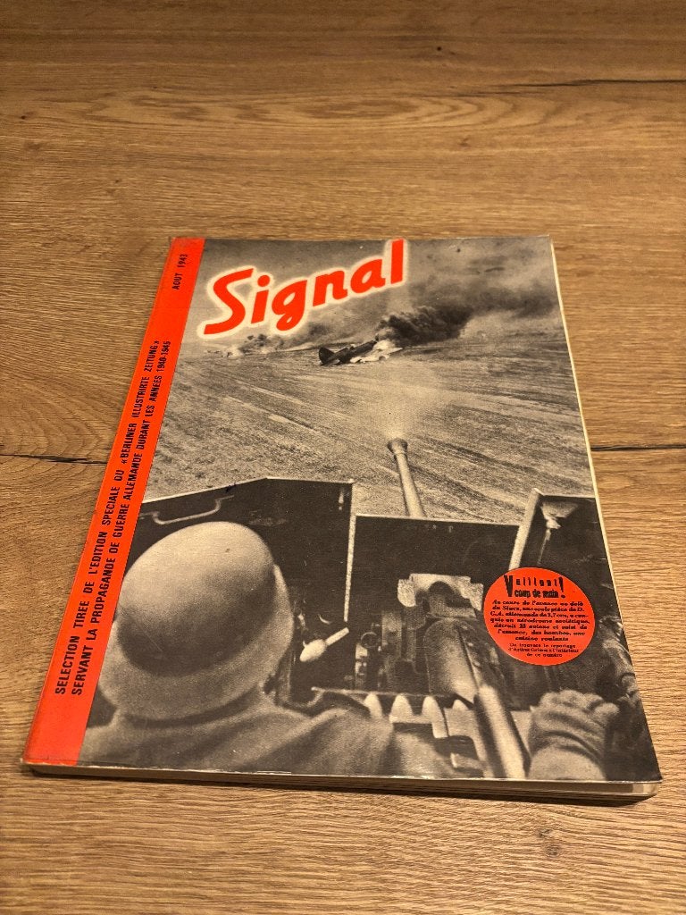 Réédition revue Signal période 1943 - militaria allemand WW2, Boeken, Ophalen of Verzenden, Tweede Wereldoorlog, Gelezen, Algemeen