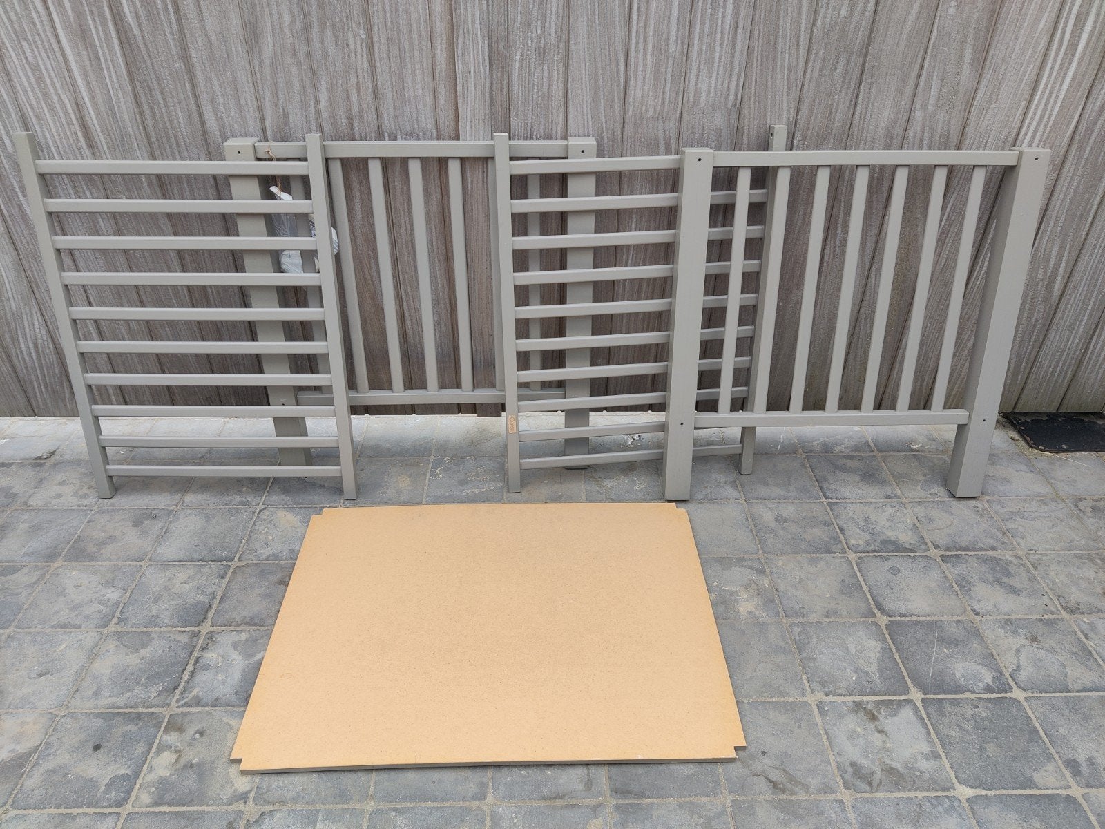 Park/box Quax taupe, Enlèvement, Utilisé, Rectangulaire, Réglable en hauteur