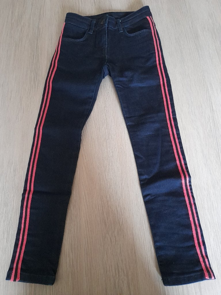 Donker blauwe jeans broek k3 134, Broek, Meisje, K3, Ophalen of Verzenden