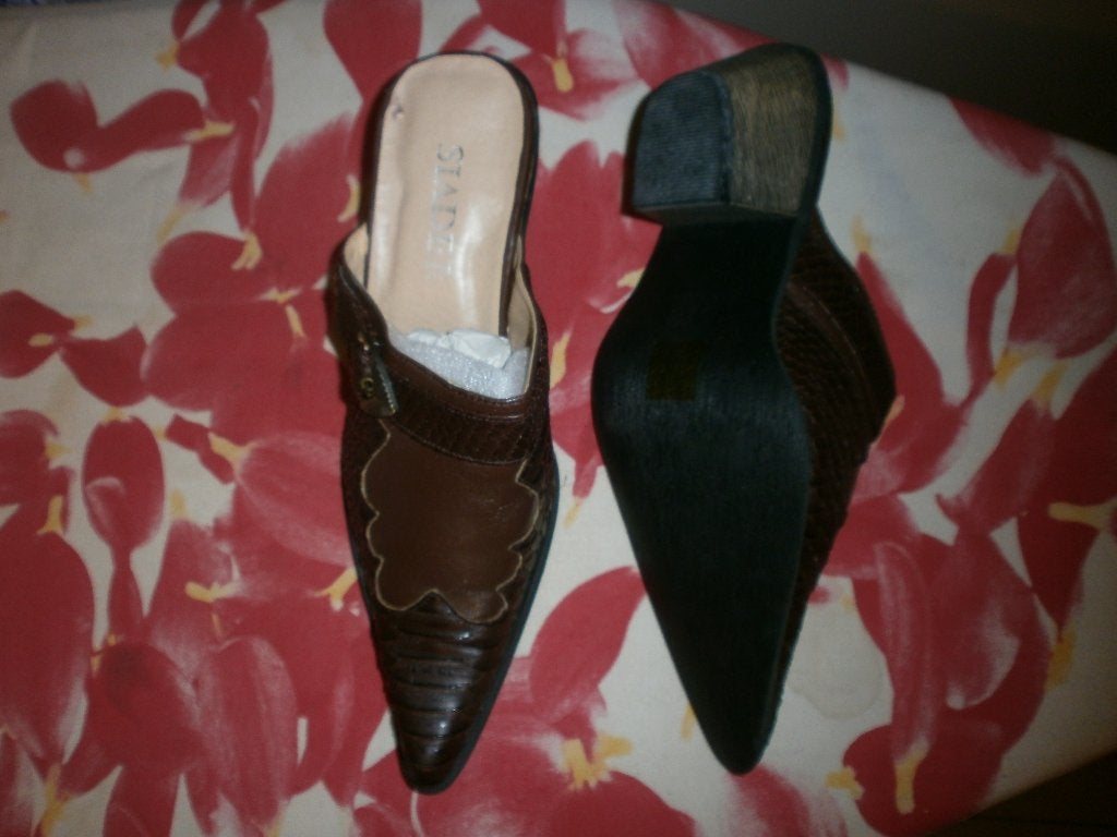 Chaussures style cow-boy 41 NEUVES (bien lire l'annonce), Neuf, Enlèvement ou Envoi, Brun, Sandales et Mûles