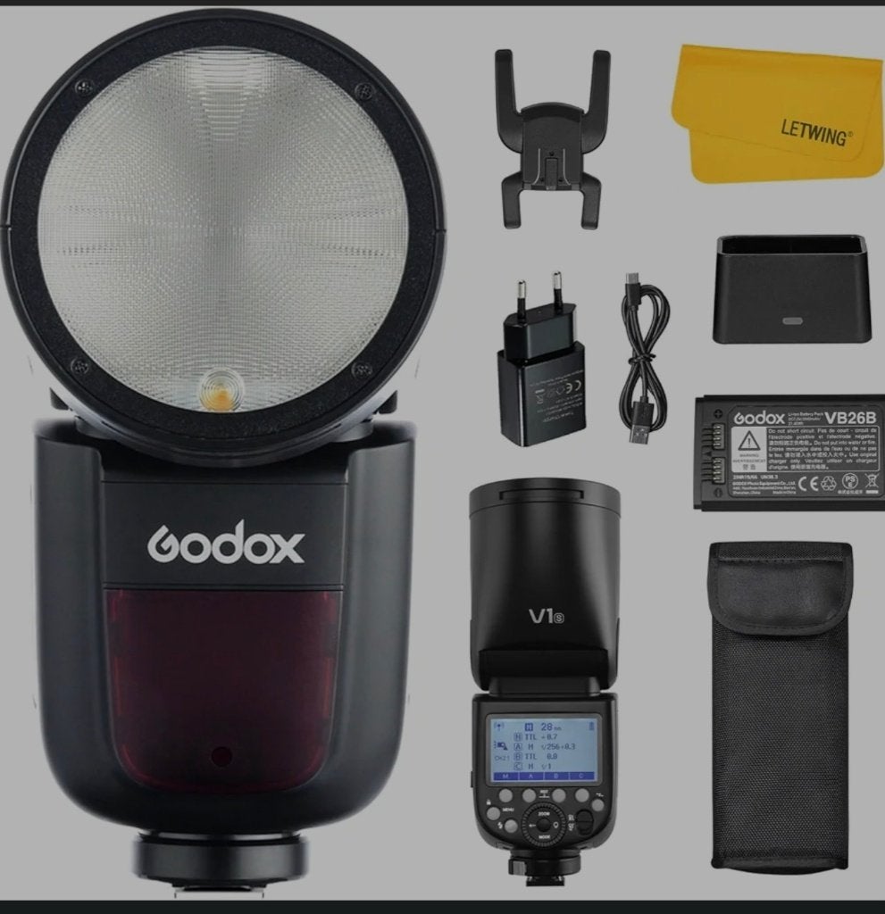 Godox v1s flash sony, TV, Hi-fi & Vidéo, Photo | Flash, Enlèvement, Sony, Godox, Inclinable