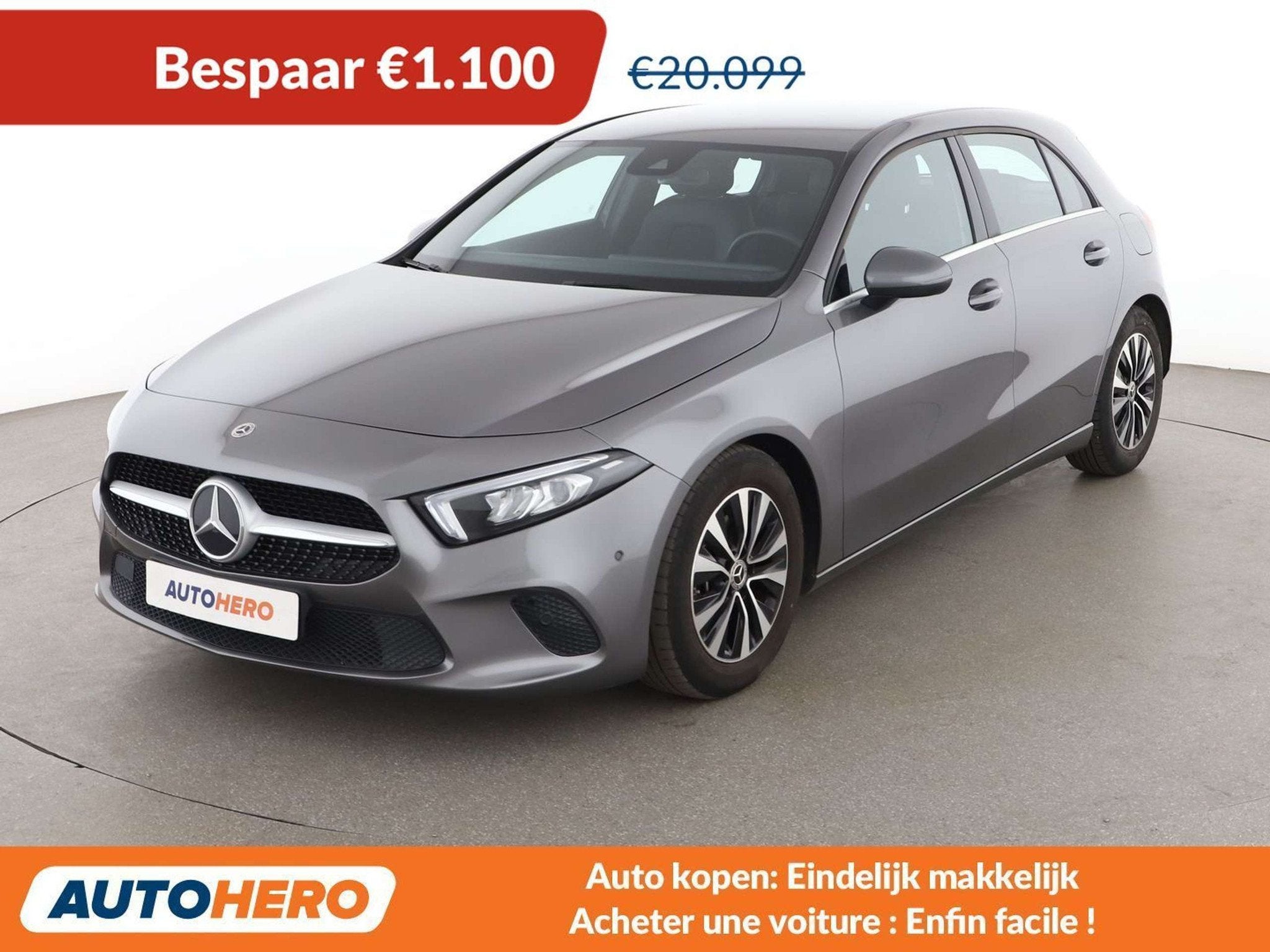 Mercedes-Benz A-Klasse 180 A 180 d (bj 2022), Auto's, Voorwielaandrijving, Lichtsensor, Stof, Gebruikt