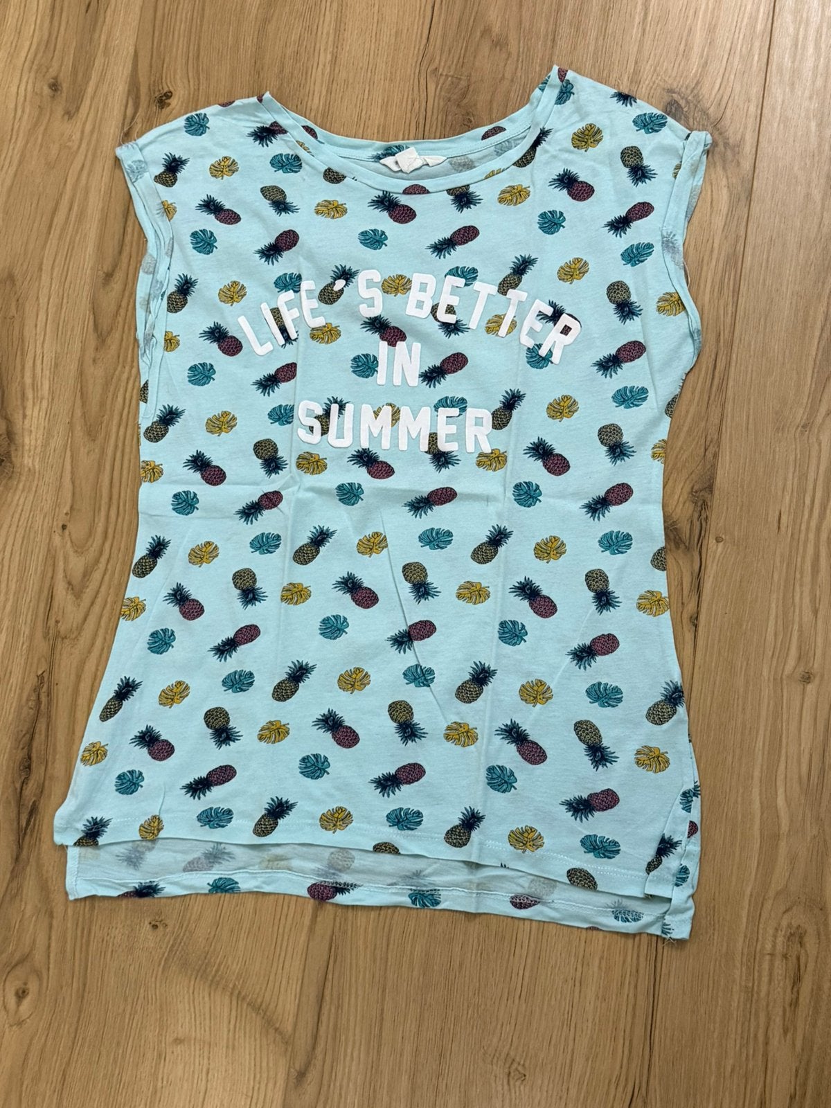 T-shirt Springfield Pineapple, Manches courtes, Enlèvement ou Envoi, Taille 36 (S), Comme neuf