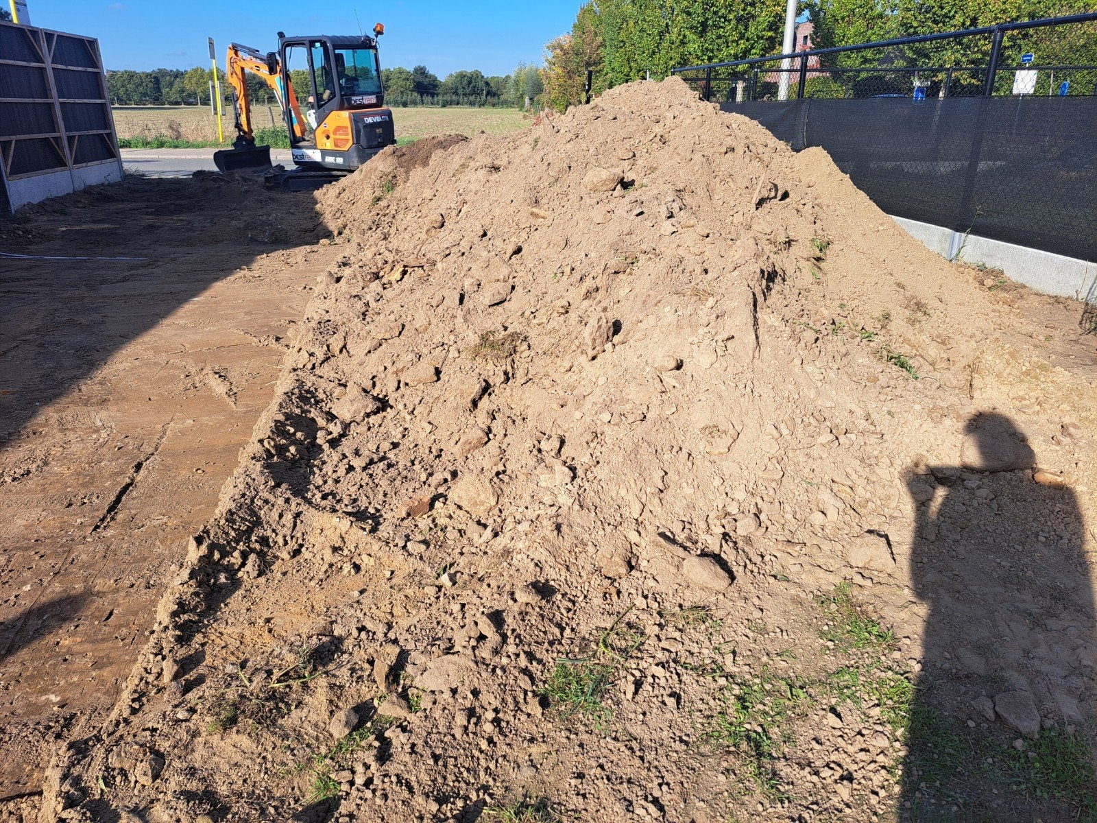 Gratis grond / aanvulgrond af te halen, Enlèvement