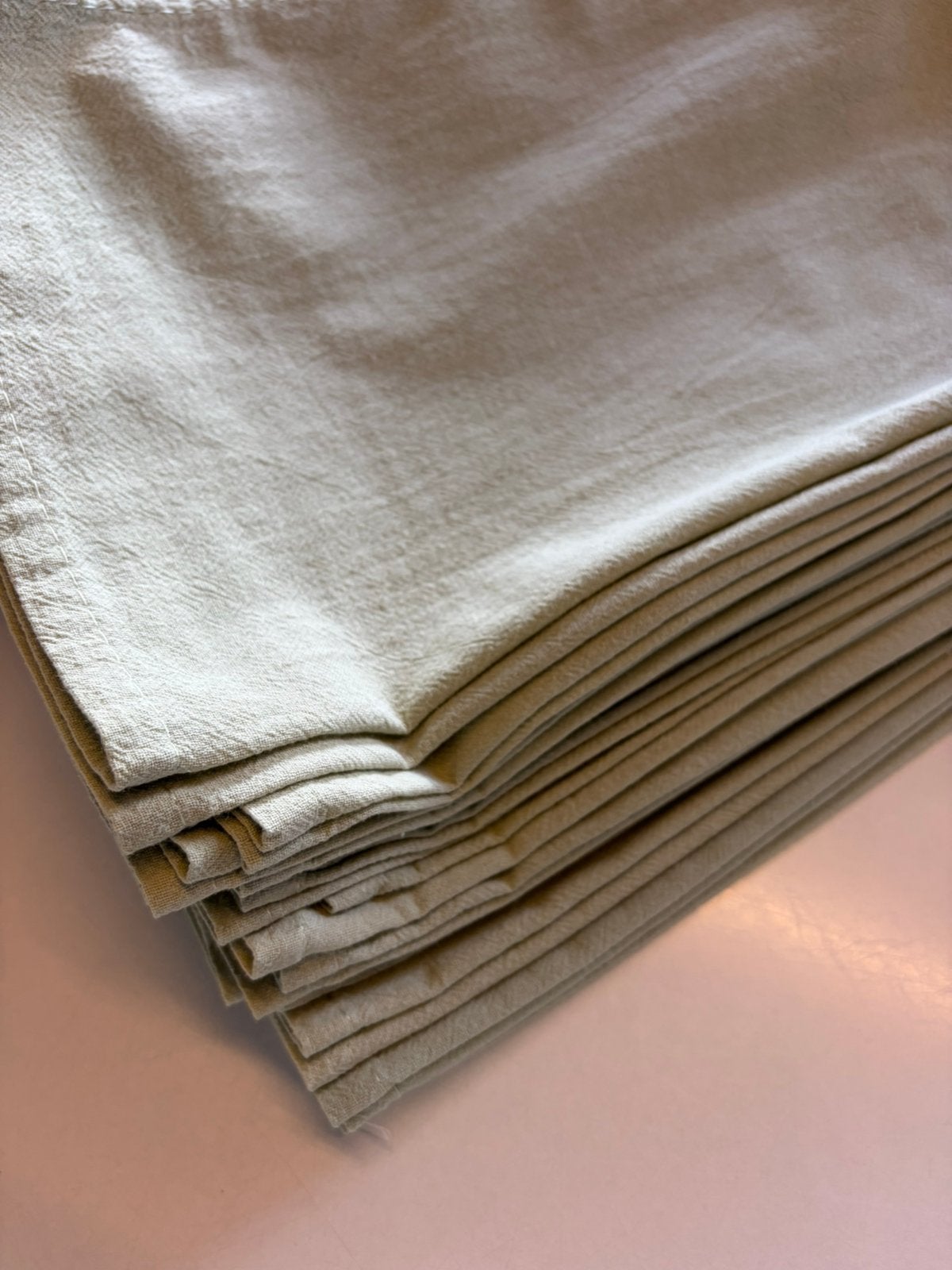 29 serviettes vert sauge, Maison & Meubles, Enlèvement ou Envoi, Comme neuf, Vert