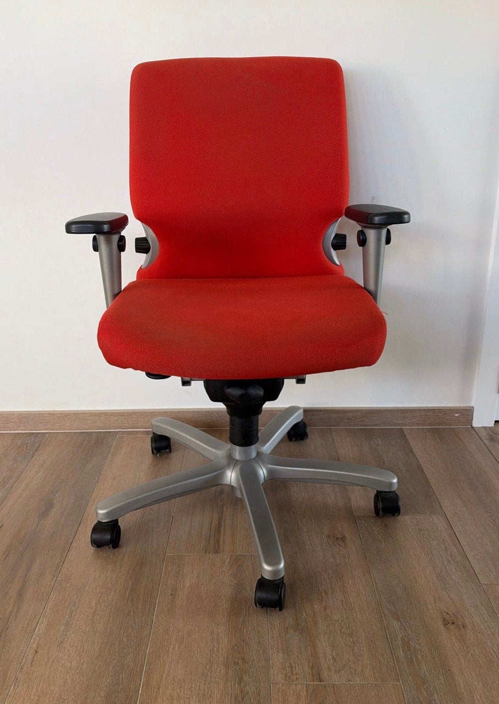 Rode Haworth Comforto 77 Ergonomische Bureaustoel, Ophalen, Gebruikt, Bureaustoel, Rood