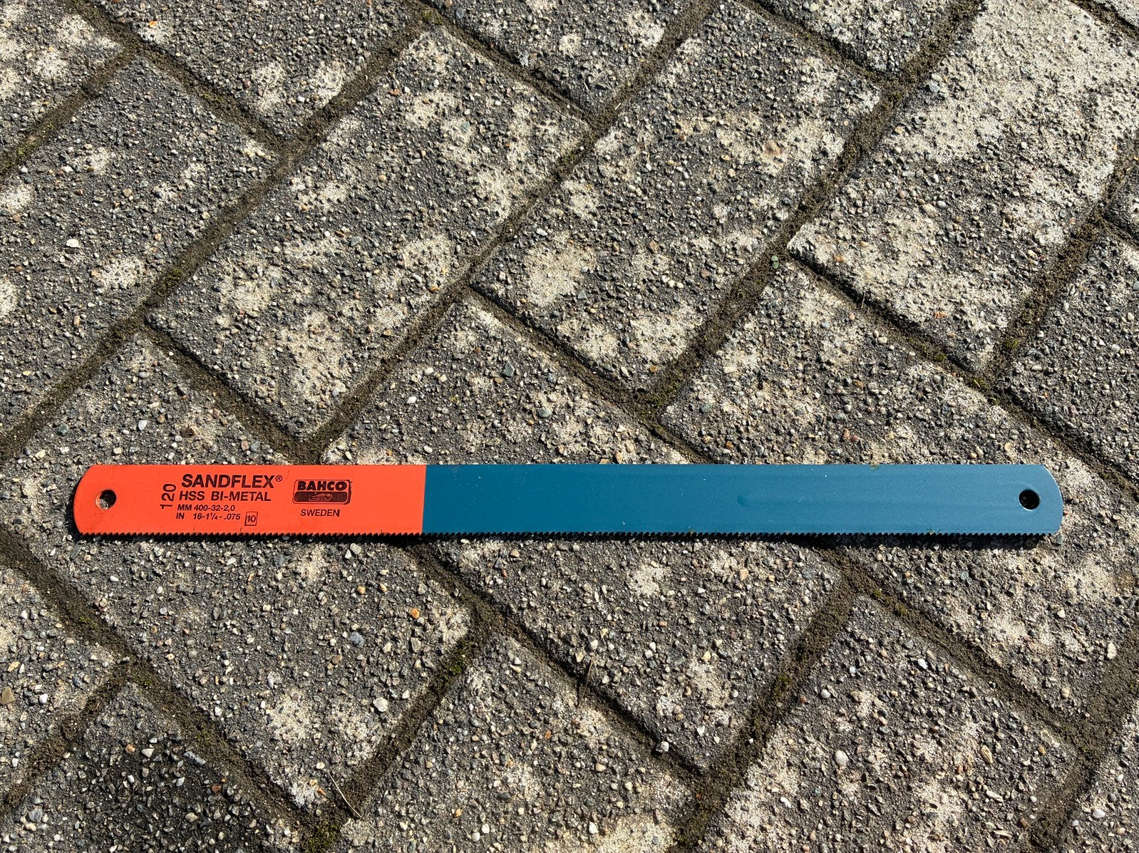 8 Zaagbladen 400mm bi-metal Sandflex/Bahco, Doe-het-zelf en Bouw, Ophalen of Verzenden, Nieuw, Overige typen