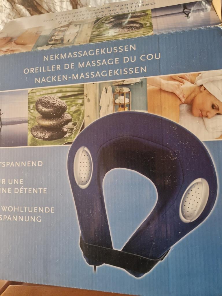 Nek massage kussen, Ophalen of Verzenden, Zo goed als nieuw, Massagestoel of Kussen