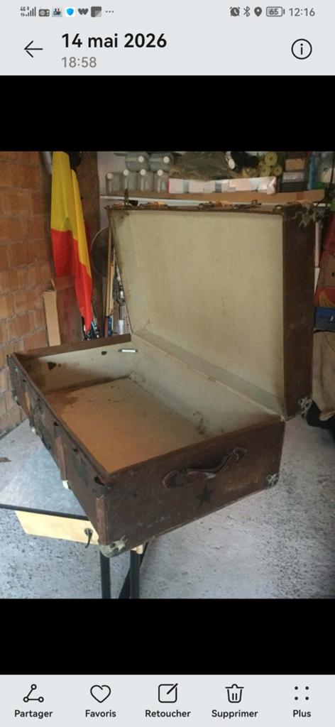 Malle congo, Antiquités & Art, Enlèvement
