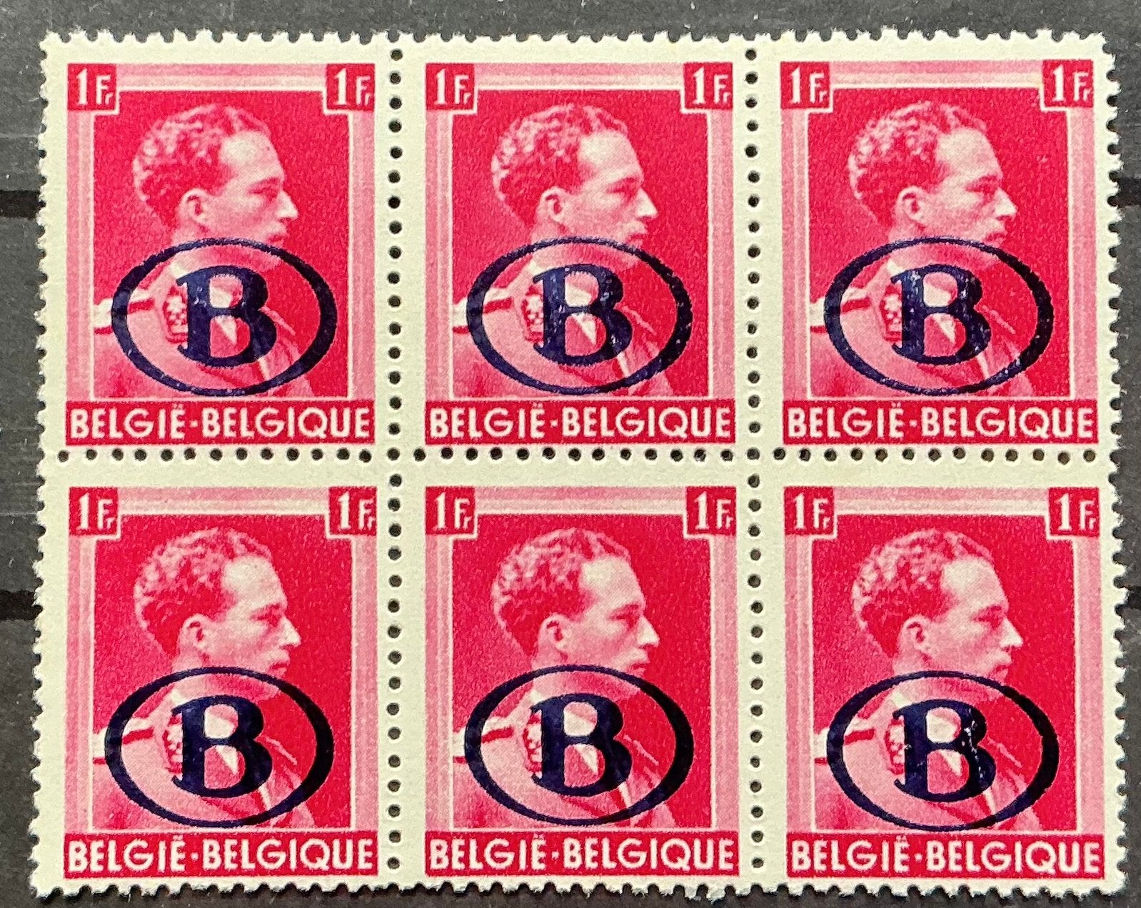 LOT 926. OBP:S29a.Timbres de service . MNH. * *bloc 6 pièces, Neuf, Enlèvement ou Envoi, Non oblitéré, Gomme originale