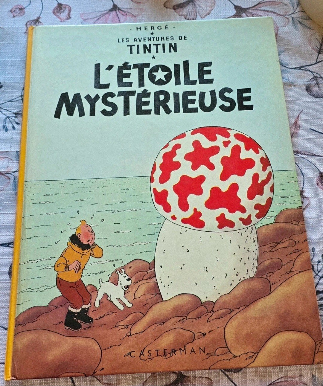 Tintin – L’Étoile mystérieuse  Hergé Casterman Ancienne Ed, Livres, Enlèvement ou Envoi, Une BD, Utilisé, Hergé