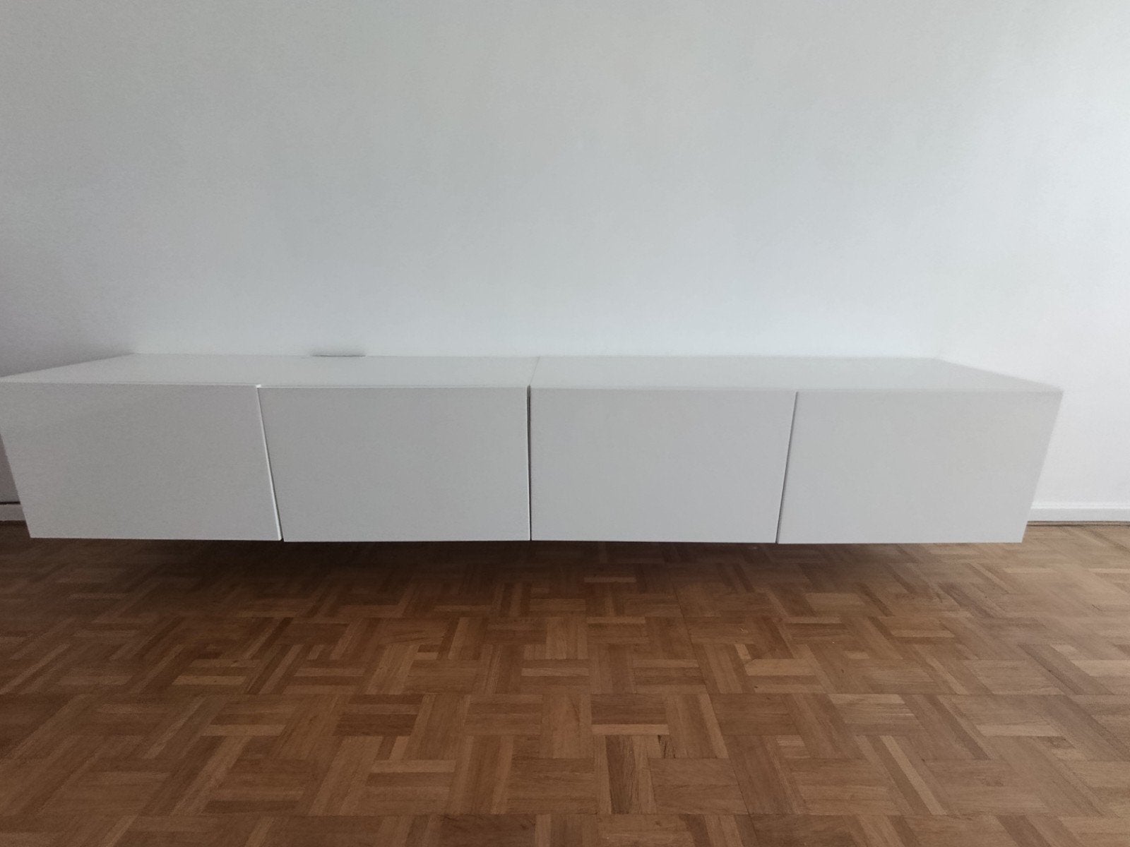 Tv meubels blanc Ikea partait etat, Maison & Meubles, Enlèvement