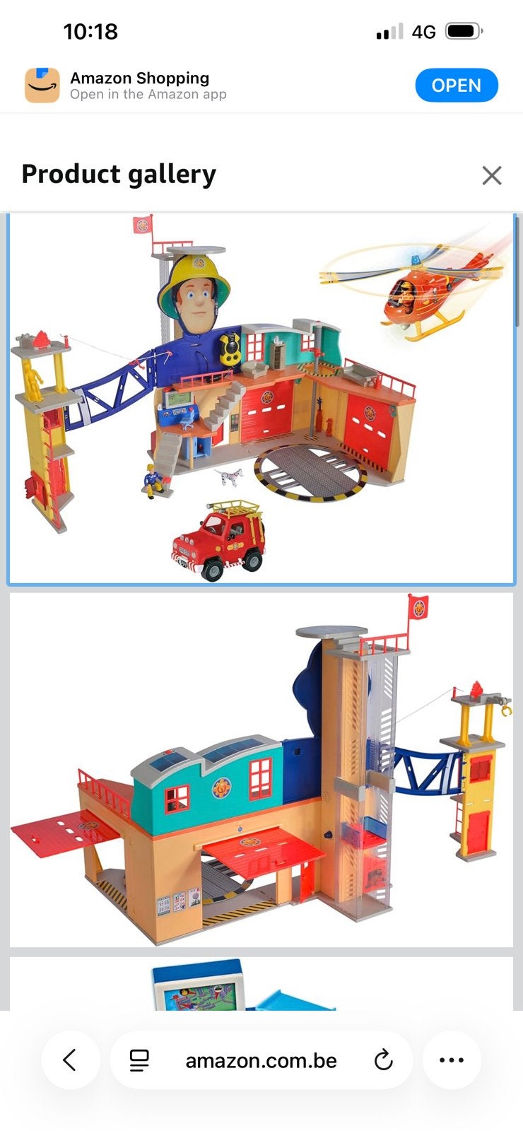Playmobile Branweer Sam, Ophalen, Zo goed als nieuw
