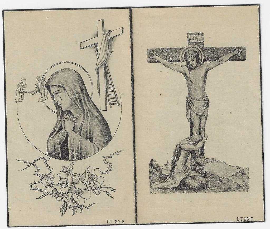 un soldat de la 2GM, Fernand-Valéry Cambier, 1944, Enlèvement ou Envoi, Image pieuse