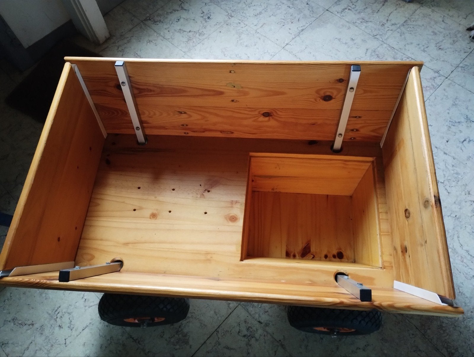 bolderkar in hout, Enlèvement, Utilisé, Autres types