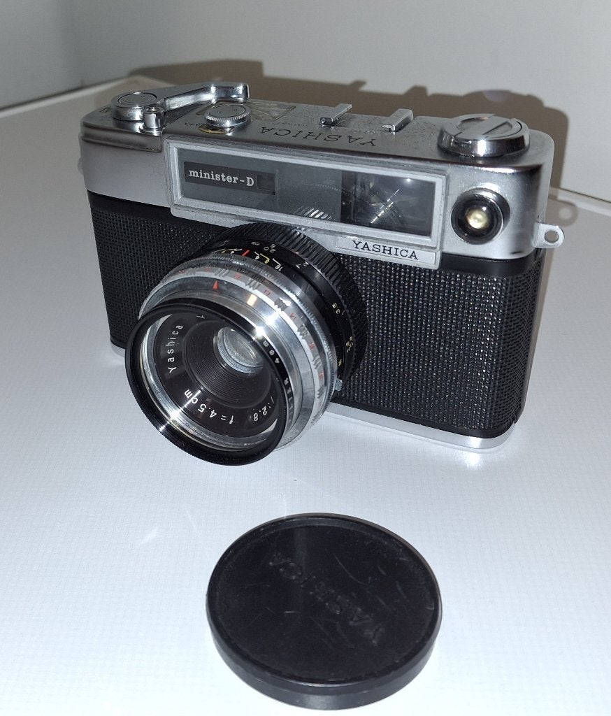 CAMERA YASHICA MINISTER D, TV, Hi-fi & Vidéo, Enlèvement, Utilisé, Compact, Autres Marques