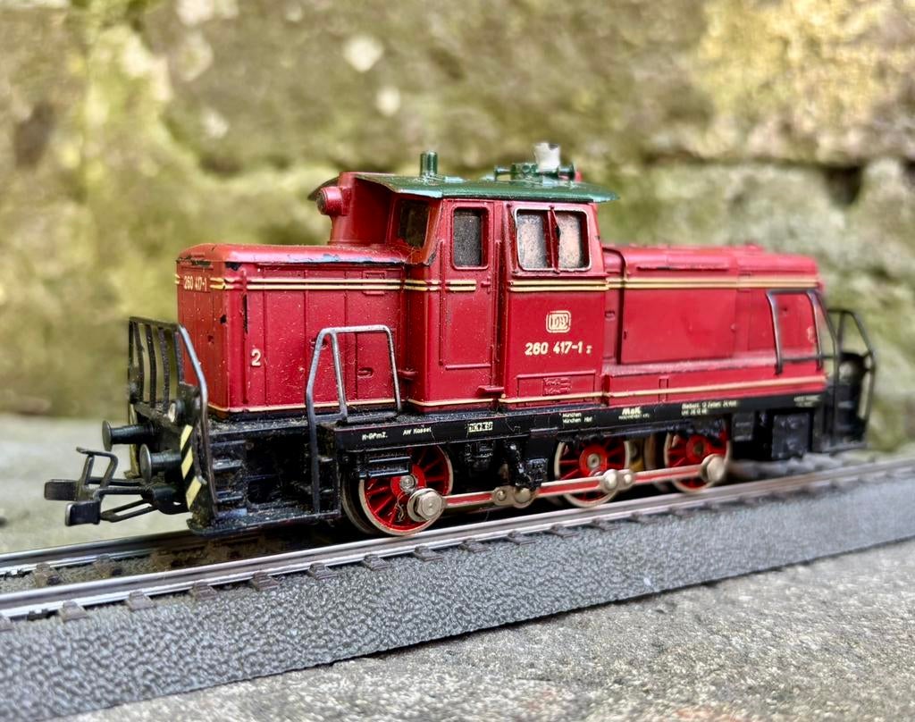 Motrice DB diesel 260 417-1 marklin HO, Ophalen of Verzenden, Zo goed als nieuw