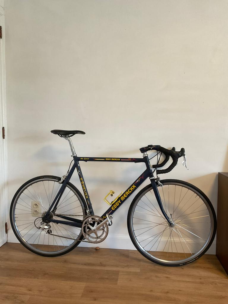 Racefiets Eddy Merckx, Fietsen en Brommers, Aluminium, Zo goed als nieuw, 15 tot 20 versnellingen, 57 tot 61 cm