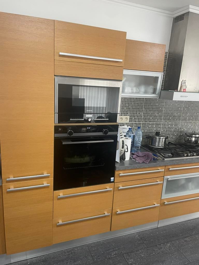 Keuken in perfecte staat onderhouden DRINGEND TE KOOP, Bois, Brun, Enlèvement, Utilisé