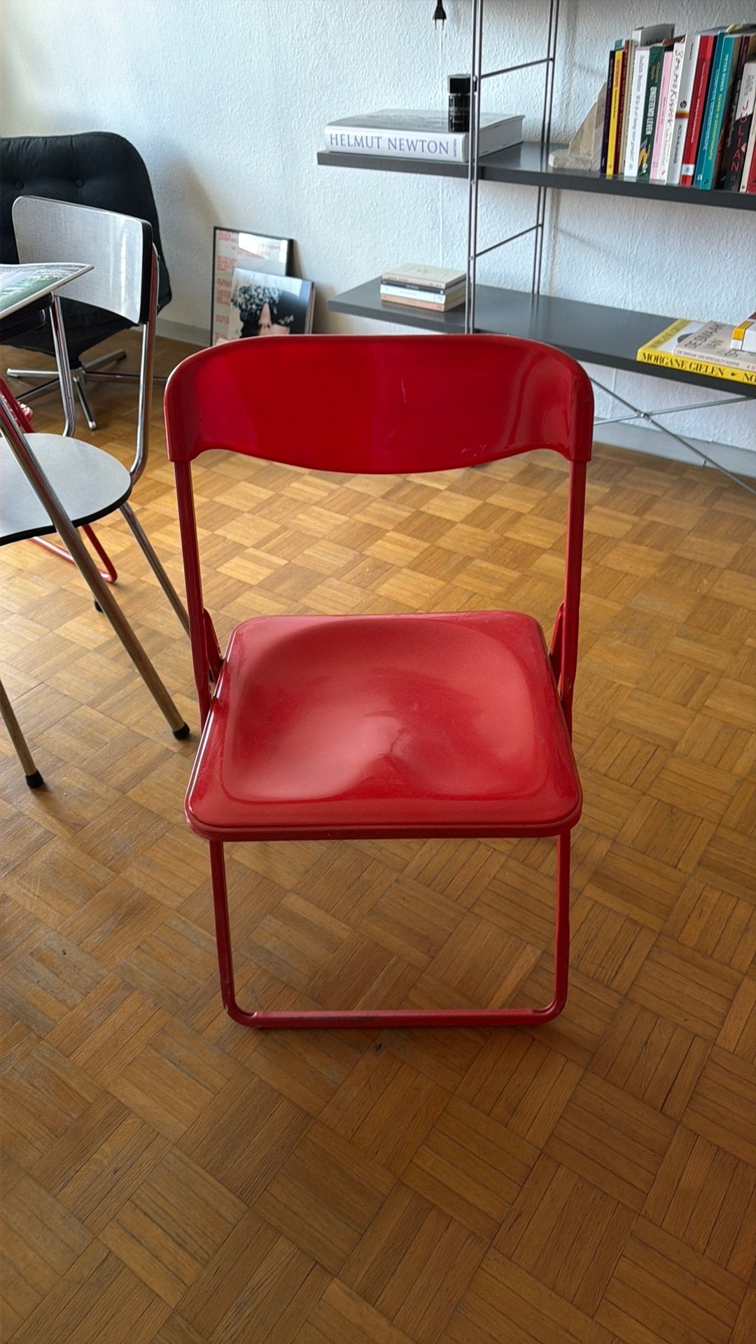 Plooistoel ted vintage IKEA, Ophalen, Gebruikt, Rood