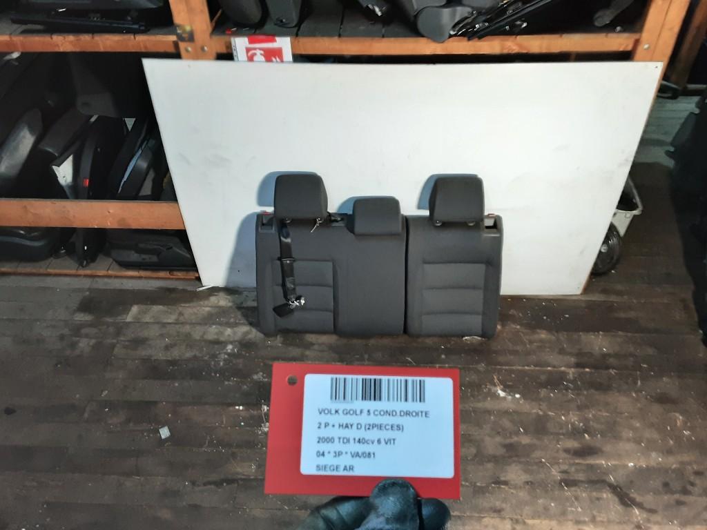 BANQUETTE ARRIÈRE Volkswagen Golf V (1K1) (02-2001/12-2010), Autos : Pièces & Accessoires, Volkswagen, Mevr. I. Hauben, Utilisé