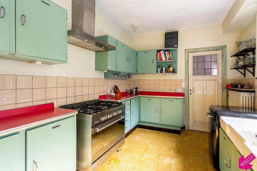 Vintage keuken, Maison & Meubles, Cuisine | Cuisines complètes, Utilisé, Cuisine d'angle, Vert, Synthétique, Enlèvement