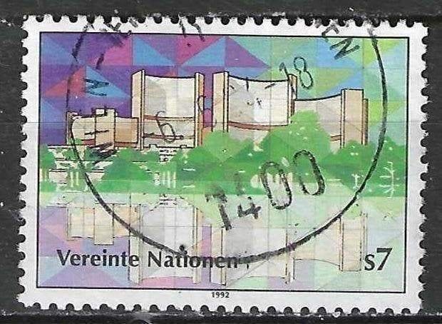 VN-Wenen 1992 - Yvert 150 - Centrum in Wenen (ST), Verzenden, Gestempeld