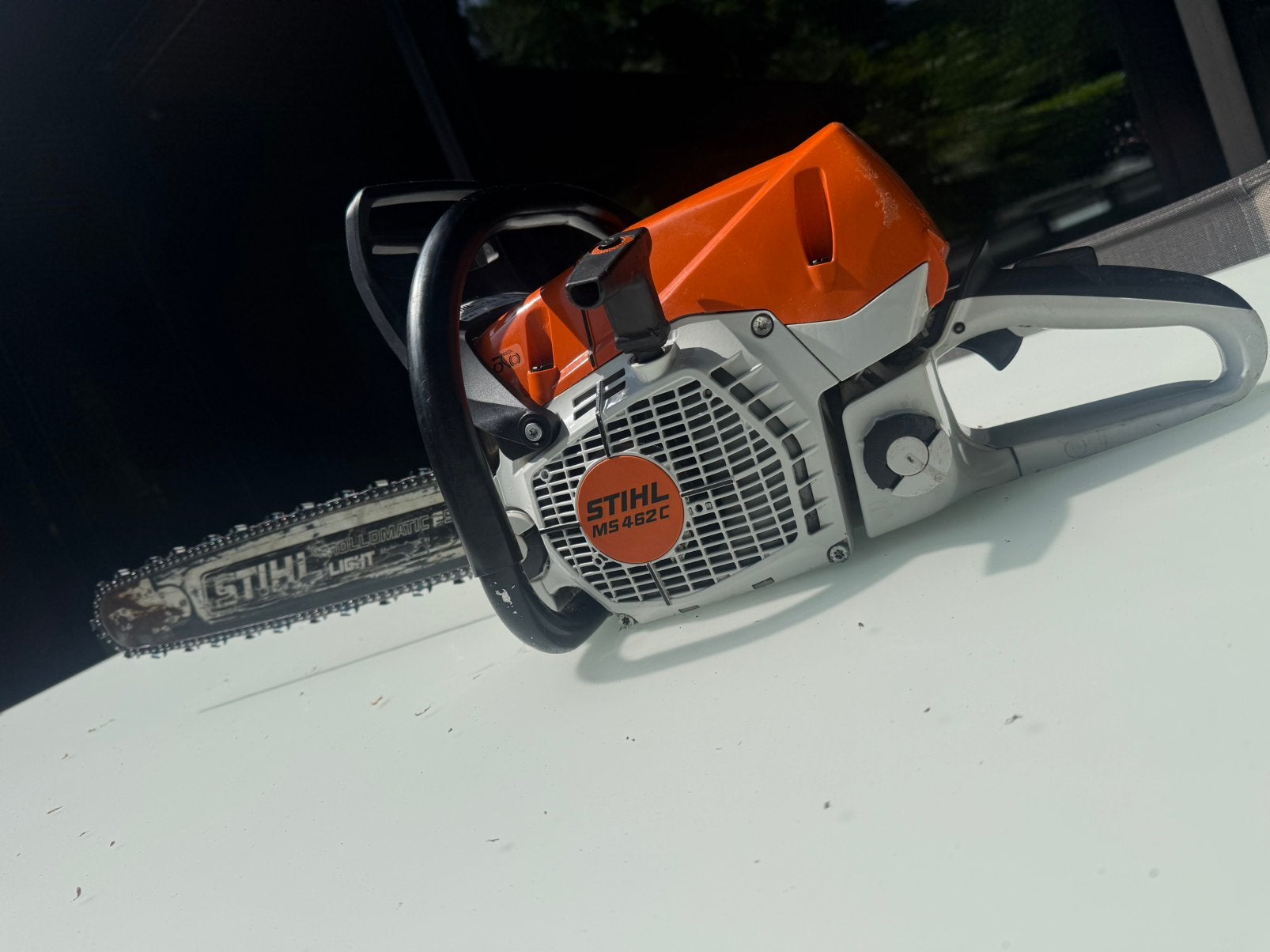 STIHL MS 462 C-M Benzine kettingzaag 50cm, Doe-het-zelf en Bouw, Gereedschap | Zaagmachines, Ophalen, Zo goed als nieuw, Kettingzaag