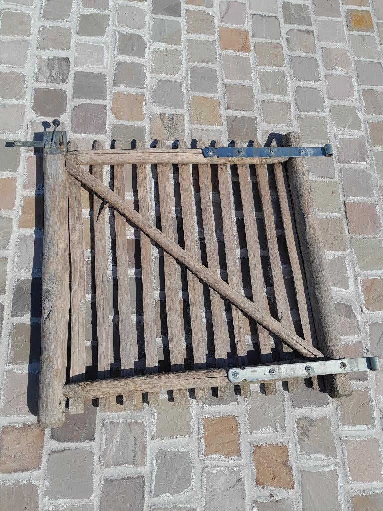 Portail en châtaignier, Enlèvement, Utilisé, Bois