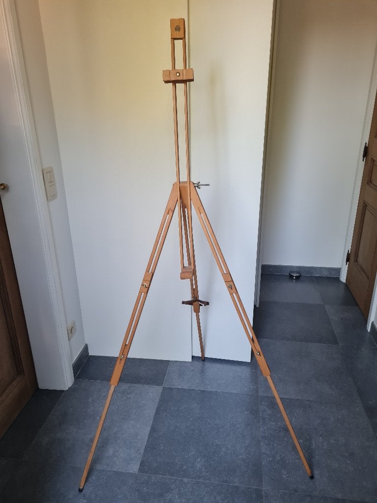 vintage schildersezel - driepootsezel VANG, Hobby en Vrije tijd, Schilderen, Ophalen of Verzenden