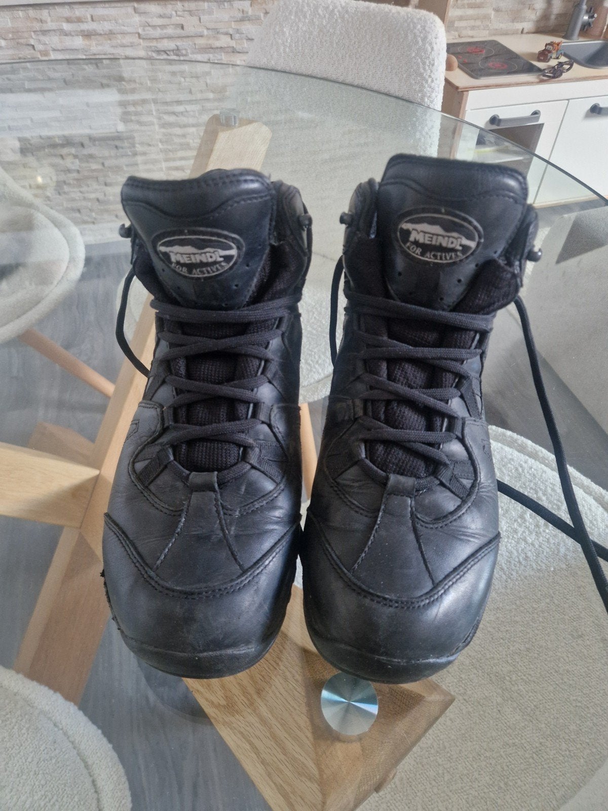 Bottines Cuir MEINDL GORE-TEX T44 (Très bon état), Chaussures de marche, Enlèvement, Porté, Meindl